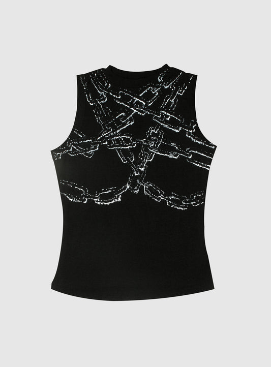CROSS CHAIN TOP